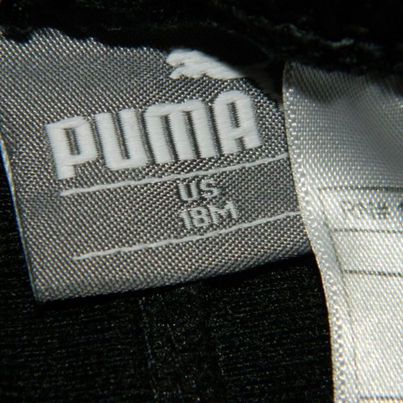Puma Boys 18 months Black Red Track Pant - Picture 5 of 7